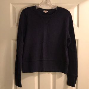 Navy Blue sweatshirt.